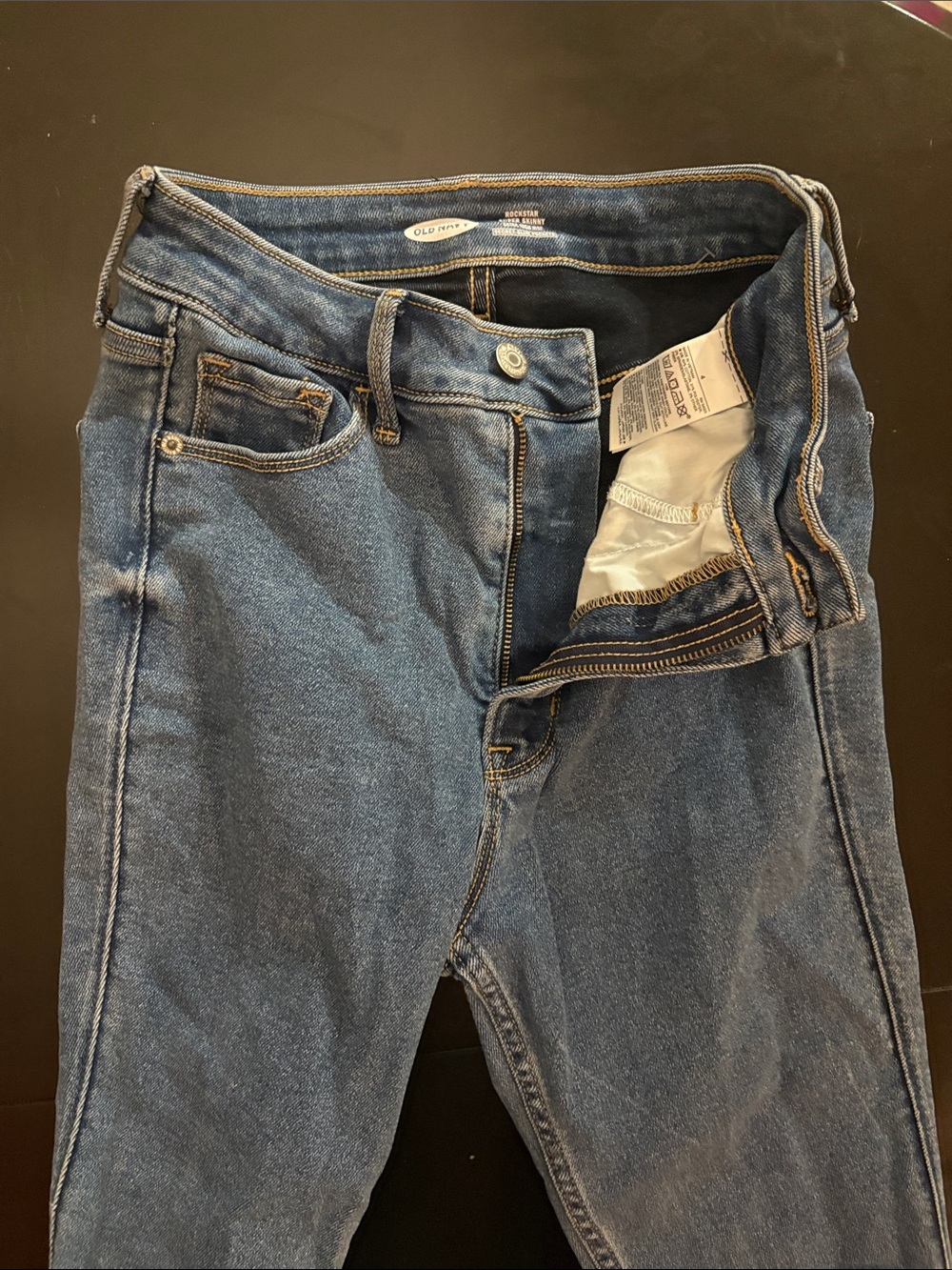 Old Navy Women's Skinny Jeans - Medium Blue Denim